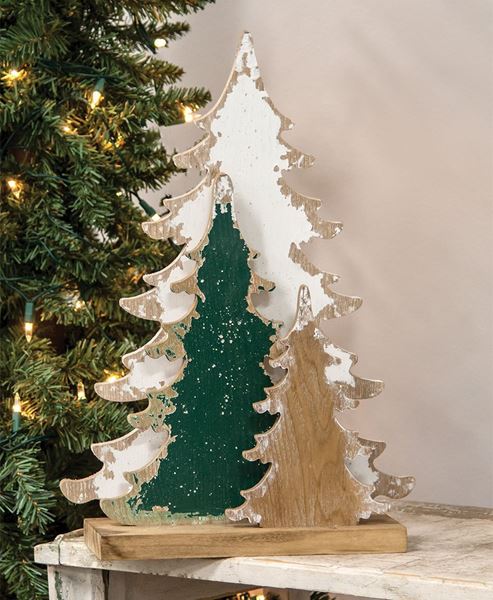 Tiered Wooden Christmas Trees