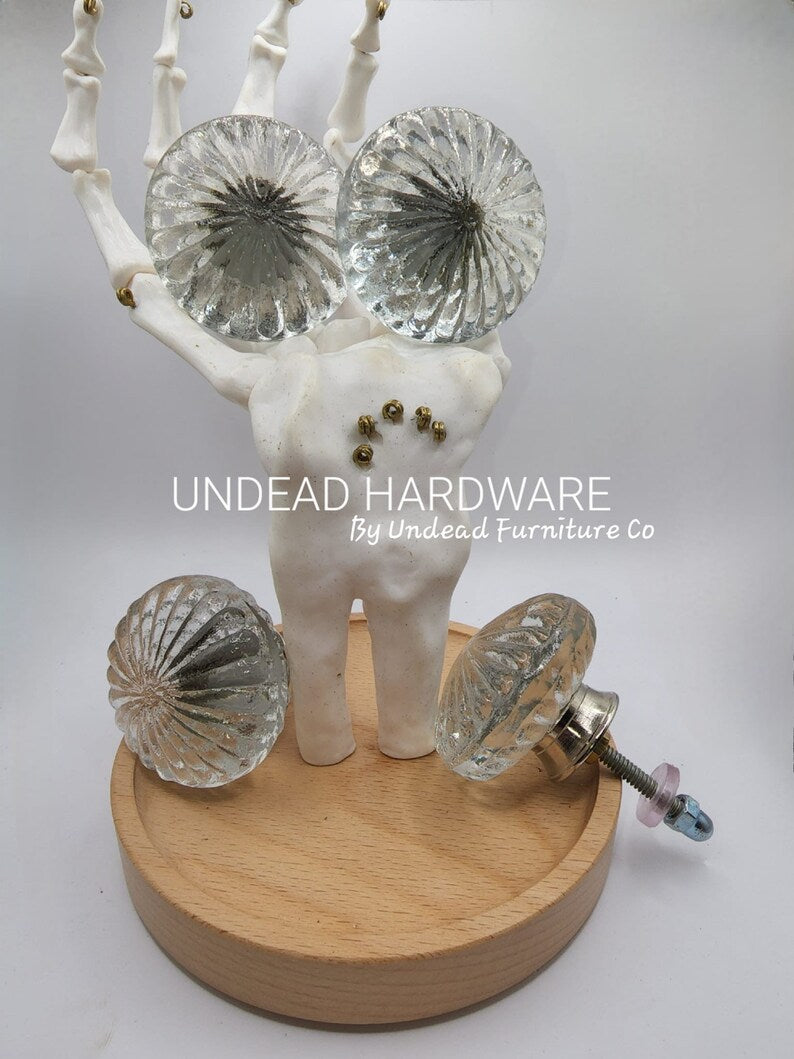 Daisy - Large Clear Glass - Undead Hardware