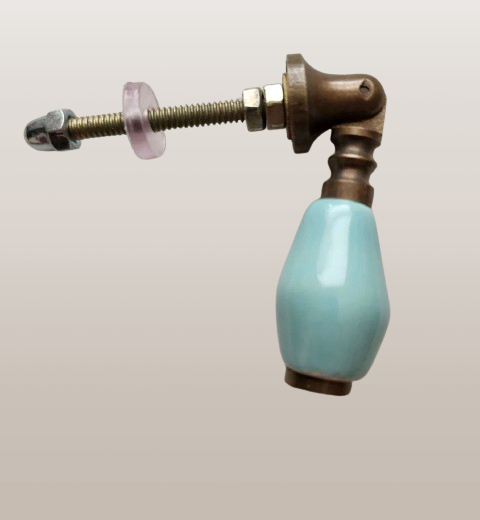 Aileen - Ceramic Teal Drop - Undead Hardware