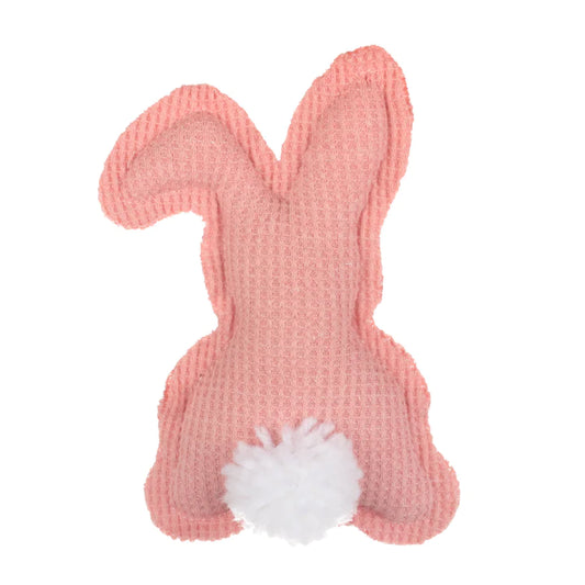 Bunny Pink Waffle with Pom